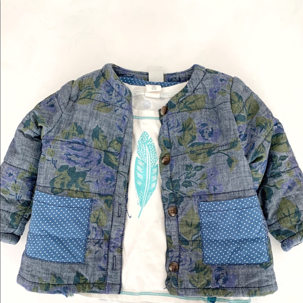 Matching shirt and jacket set